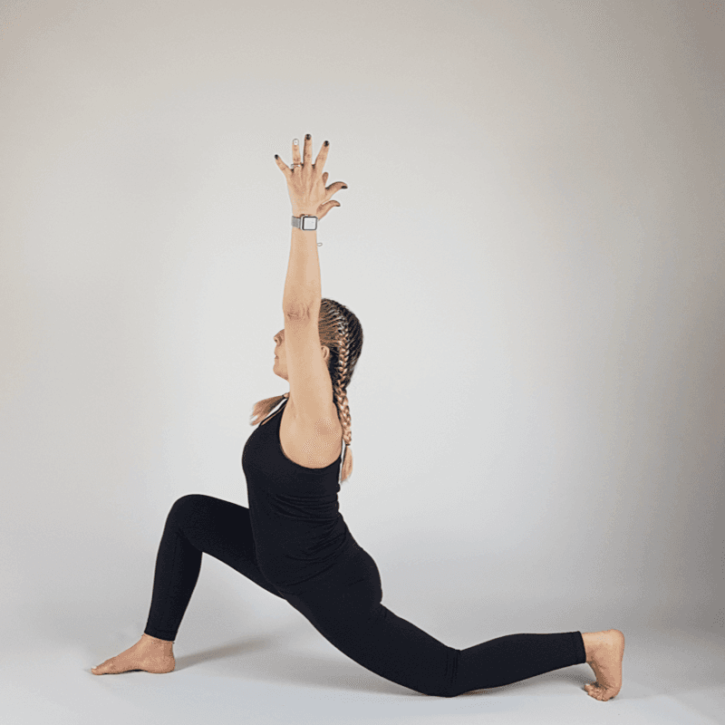 Low Lunge Arms Overhead