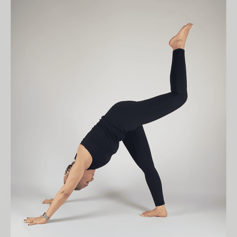 Three-Legged Downward Dog Hip Open
