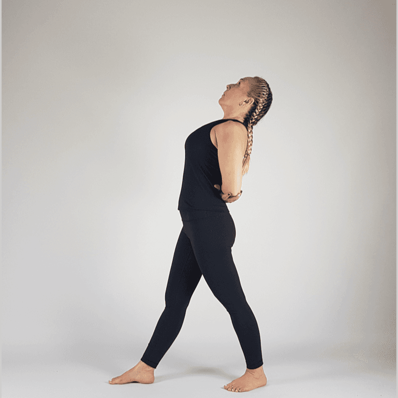 Standing Backbend with Hands on Lower Back