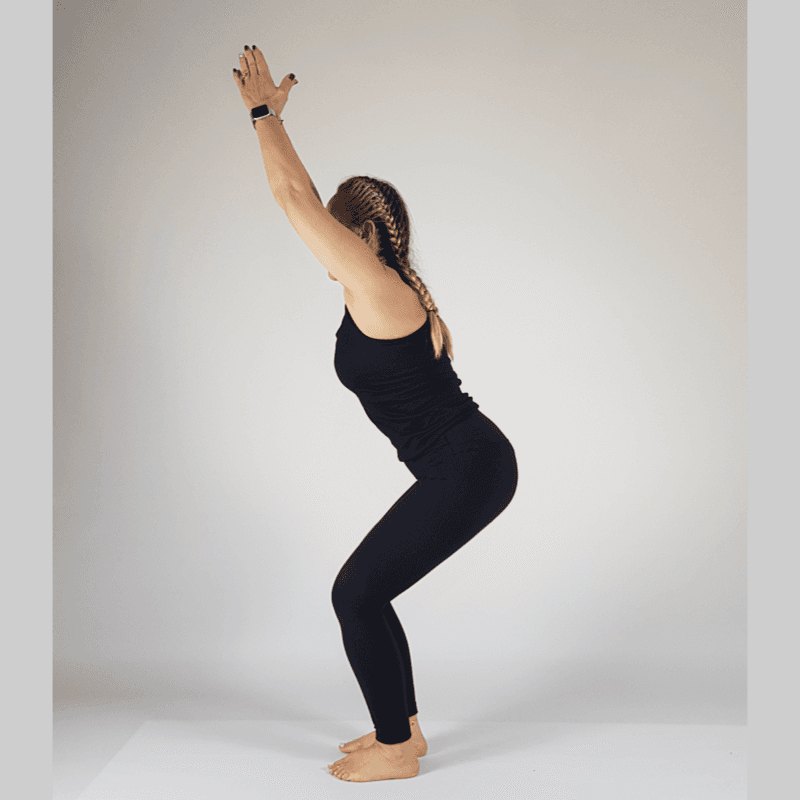 Chair Pose (Side View)