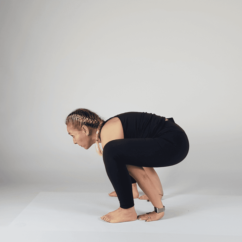 Yogi Squat with Twist