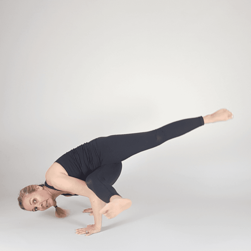 Side Crow Extended Leg
