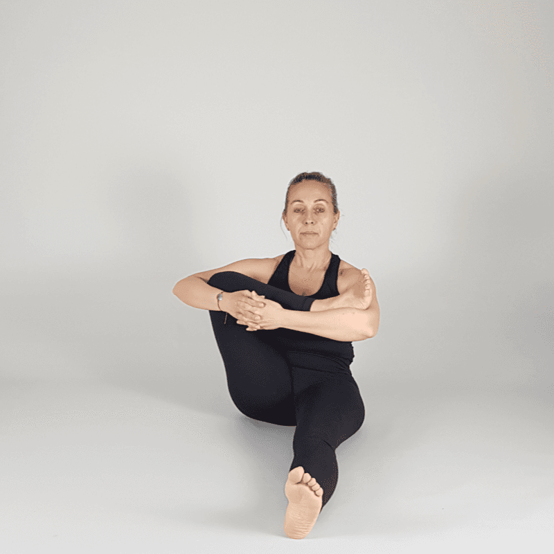 Seated Knee Hug Pose