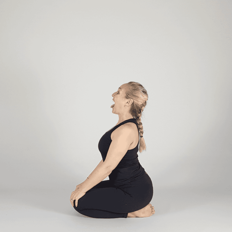 Kneeling Breath Awareness