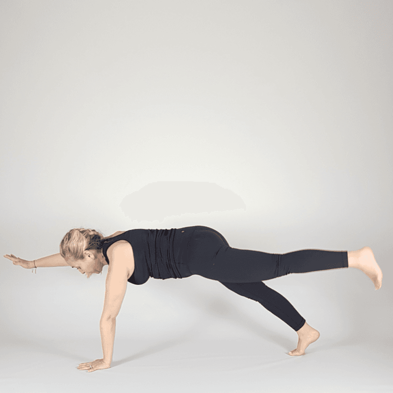 Extended One Arm Plank