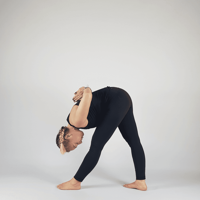 Prayer Twist Forward Fold