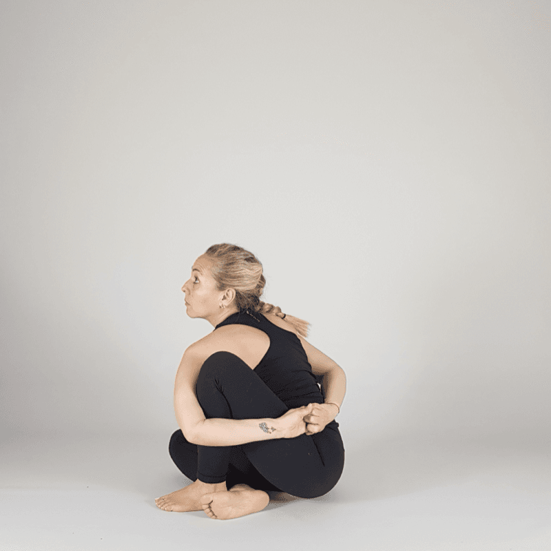 Seated Twist with Extended Leg