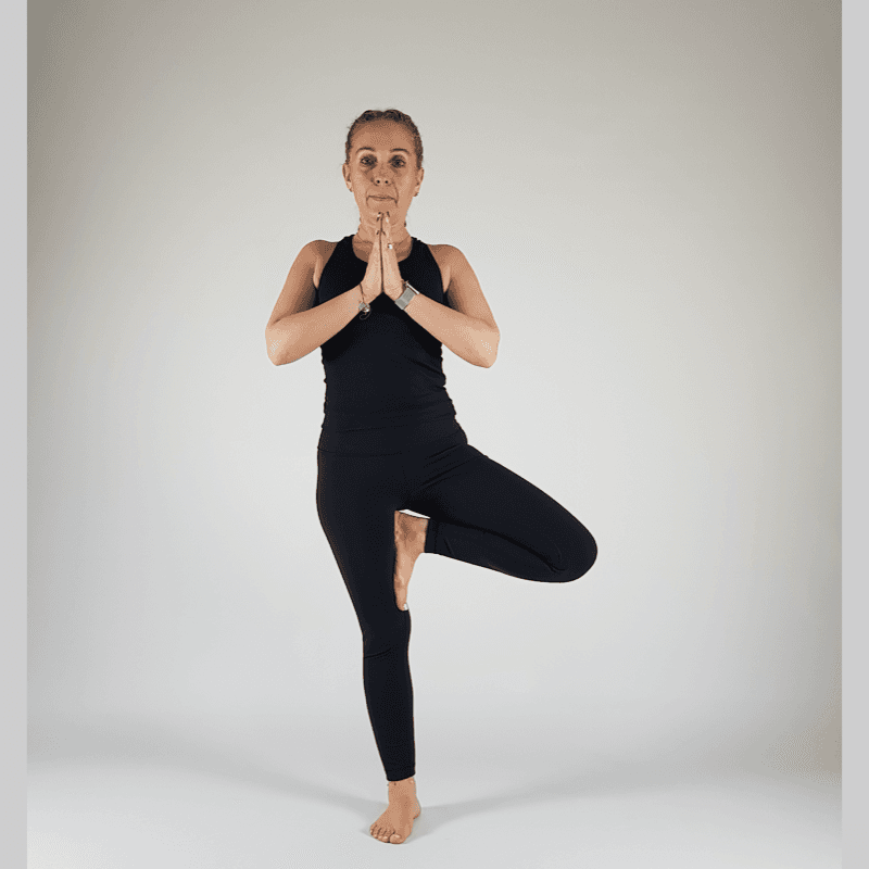Tree Pose (Prayer Hands)