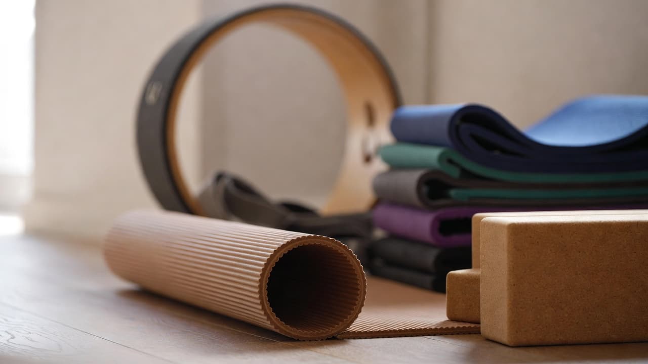 Essential yoga teacher equipment — mic, speaker, timer, bag