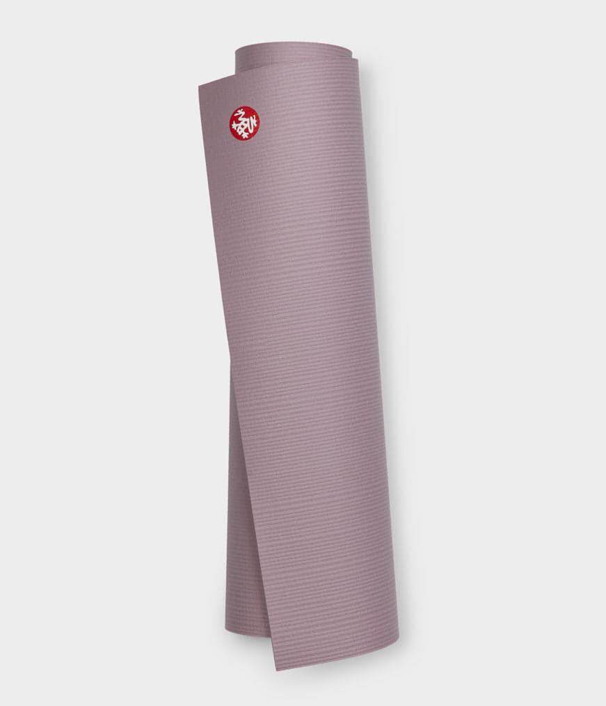 Manduka PRO yoga mat in Elderberry — 6mm closed-cell PVC, the teachers default